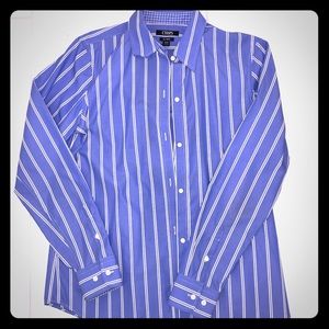 Chaps dress shirt, striped-gingham
